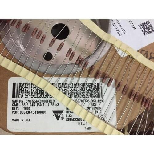 New and origina 100PCS DALE CMF55 6.04K 1/4W 0.25W 6K04 1