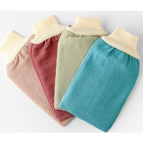 Peeling Body Scrub Shower Bath Glove Scrub Exfoliating Glove Facial Tan Massage Mitt Removal Kessa Exfoliate Glove Towel