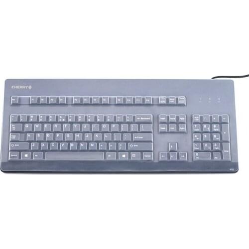 Transparent Clear Silicone Keyboard Cover protectors For Cherry G80 3000 G80-3000LSCEU G80-3000 3494
