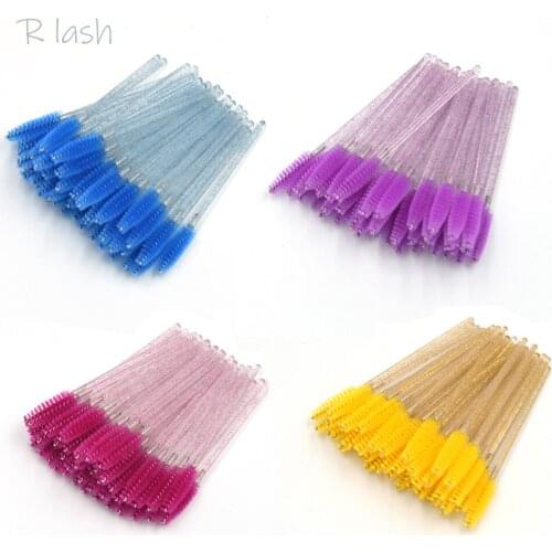 Eyelash Extension Disposable Eyebrow brush Mascara Wands Applicator Spoolers Eye Lashes Cosmetic Brushes Eyelash brush