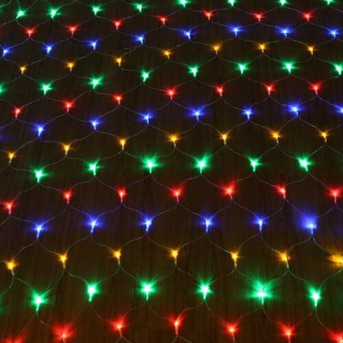LED Net light 3*2M 6*4M LED Mesh Fairy String Light Christmas EU 220V Party Wedding New Year Garland Outdoor garden Decoration