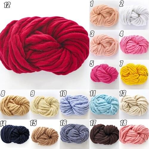 DIY Chunky Wool Knitting Wool Blanket Yarn Super Soft Thick Yarn For Knitting/Crochet/Carpet/Hats