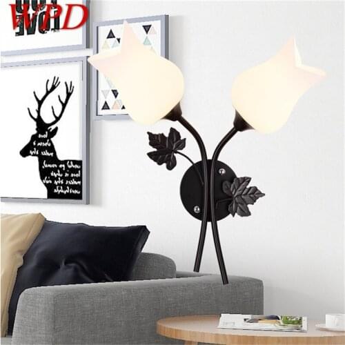 WPD Wall Lamps Contemporary Creative LED Sconces Lights Flower Shape Indoor For Home Bedroom