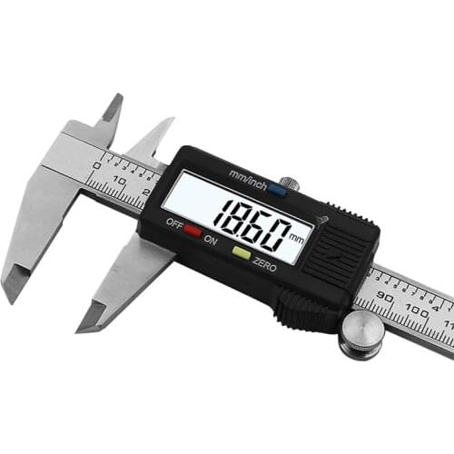 0-150mm electronic caliper digital vernier caliper stainless steel ruler micrometer LCD high-precision measuring instrument