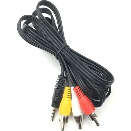 1.5M 3.5mm Jack Plug Male to 3 RCA Adapter High Quality 3.5 to RCA Male Audio Video AV Cable Wire Cord