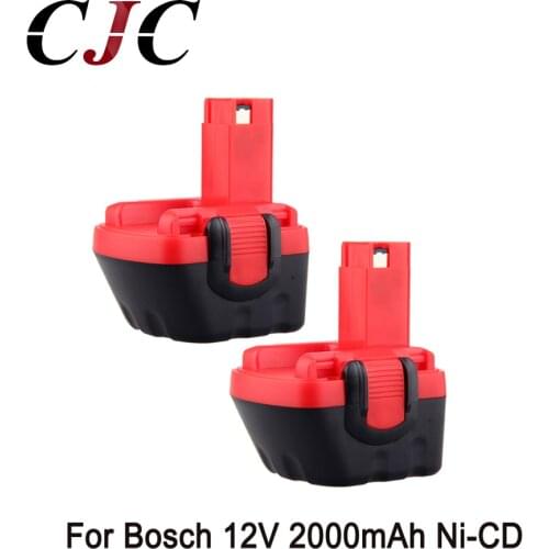 2 PCS Eleoption For BOSCH GSR 12V GLI AHS GSB GS4R PSR 12 12VE batterie 2.0AH BAT043 BAT045 BAT046 BAT049 BAT120 BAT139