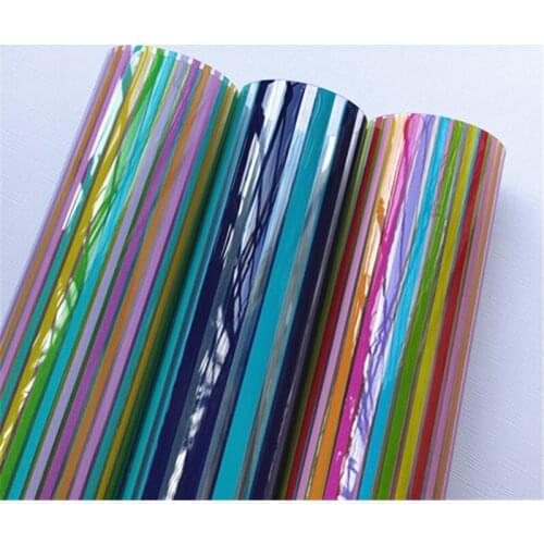 20*33CM A4 size summer ice cream transparent cartoon UV print PVC fabric BHY1253