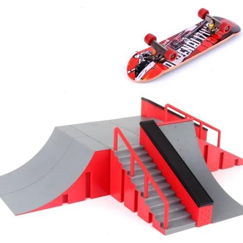 6 Types Mini Skateboard Toy Skate Park for TechDeck Fingerboard Skateboard Ramps Fingerboard Ultimate Park Training Board