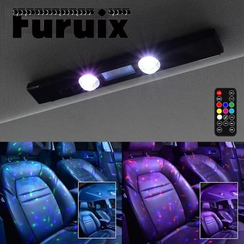 Car Auto Lamp USB Light DJ RGB Mini Colorful Music Sound Light Holiday Party Karaoke Atmosphere Lamp Welcome Light