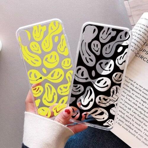 Couple Case For Huawei P50 P30 P20 P40 Y6 Y7 Y9 Prime PSmart 2019 Lite Honor 10 Play 9A 9X 9C 8X 20 Pro 10i 9 Lite E Smiley Face