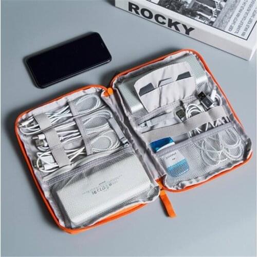Travel Universal Cable Organizer Electronics Accessories Cases Gadget Bag For USB, Phone, Charger and Cable, Fit for ipad
