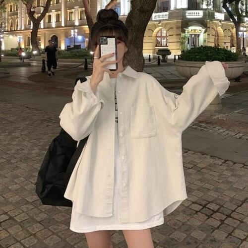 KDFWEOIF Women's Corduroy Shirts