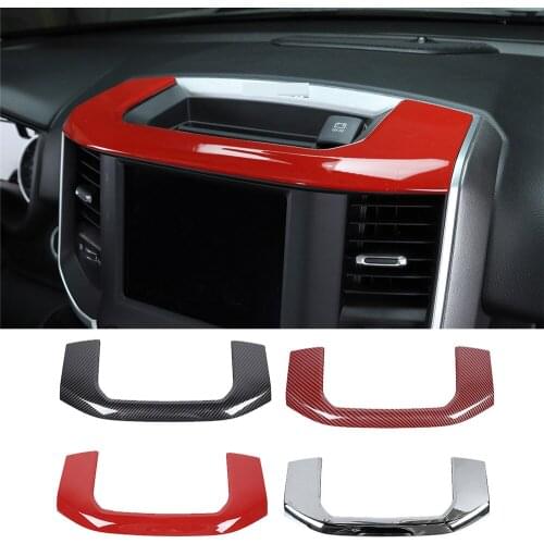 ABS Center Console Storage Box Cover Decoration Frame Trim Kit for Dodge Ram 2018-2021 Car Accessories Interior