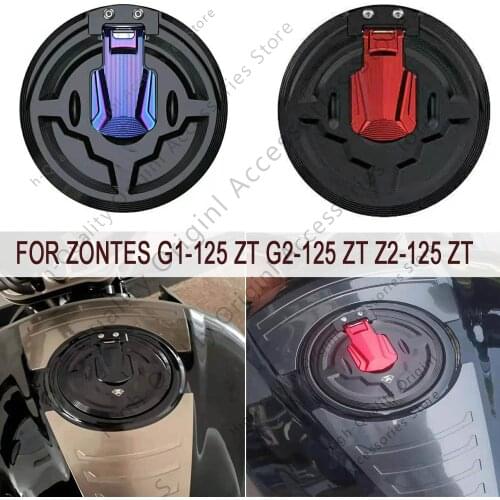 Zontes G1 125 ZT G2 125 ZT Z2 Fuel Gas Tank Cap Cover For Zontes G1-125 ZT G2-125 ZT Z2-125 ZT Aluminum Motorcycle Accessories