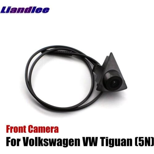 Liandlee AUTO CAM Car Front View Camera Logo For Volkswagen VW Tiguan Special HD car front view camera Waterproof Wide Degree