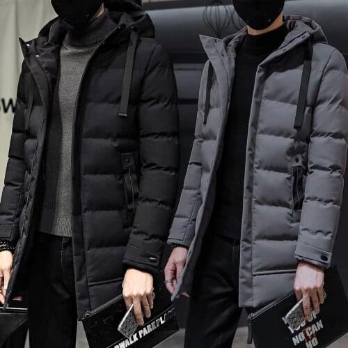 2021 Winter Warm Men Jacket Coat Casual Autumn Hood Stand Collar Puffer Thick hip-hop streetwear outdoor tech clothing jacket