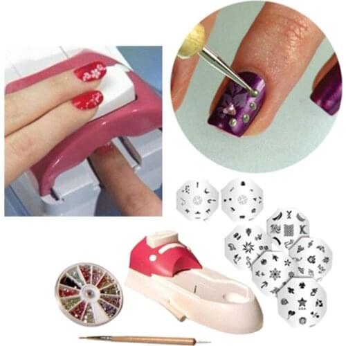 New Nail Beauty Tool Nail Painting Arts Device Tool Kits All-In-One Nails Art Machine Women Nail Painting Kit