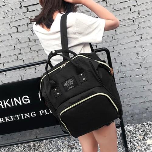 Mummy Maternity Nappy Bag Backpack Diaper Bag Maternity Nappy Large Capacity Baby Waterproof Travel Shoulder Bag Dropshipping