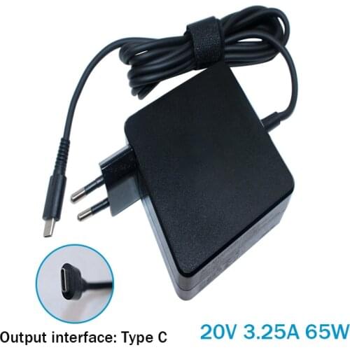 ForOriginal Universal Laptop Charger USB Type C Adapter 45W 20V 2.25A for Asus Lenovo Dell HP USB-C Laptop ADP-45EW A EU Plug