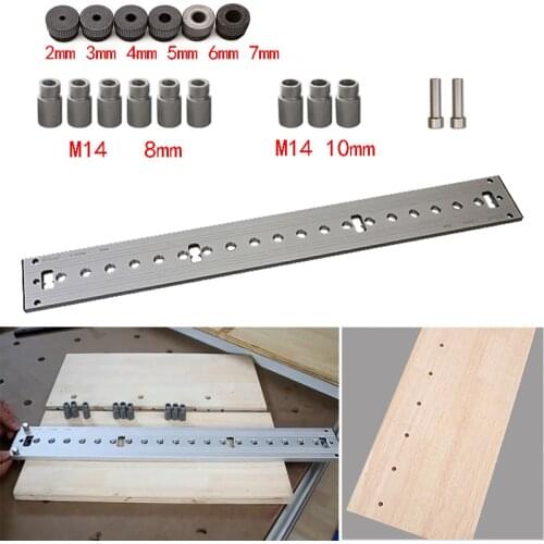 Vertical Pocket Hole Jig Punch Locator Connector Fastener Dowelling Self Centering Drill Guide Kit Drilling Woodworking Tools