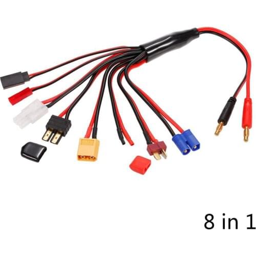 8 10 In 1 Lipo Battery Charger Multi Charging Plug Convert Cable For RC Airplanes Car