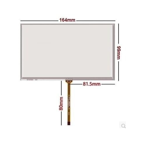 164*99 mm new 7 Inch Touch Screen Universal Car Audio DVD AT070TN90 92 touch screen handwriting