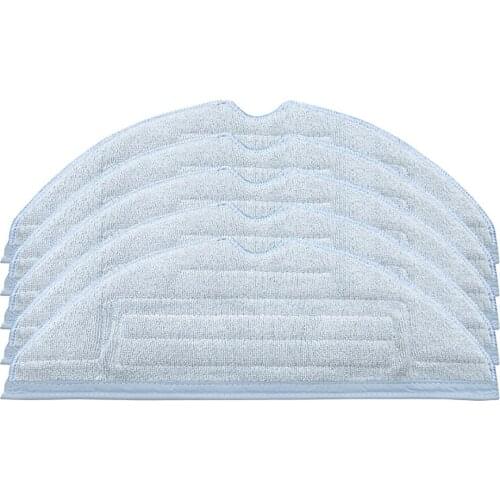 2/5/10pcs Cloth Mop Cleaning Pad Mop Cloths Rag for Roborock T7S/ T7S PLUS/S7 Vacuum Cleaner Accessories