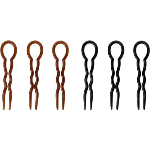 3pcs Fork Tools Braid Hairstyle Hair Fork U Shape Fork Clips Pin Accessories