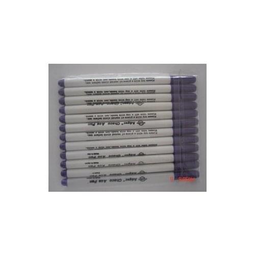 Free shipping 1000 pcs Air/ Water Erasable Purple/pink/blue Fabric Marker Pen