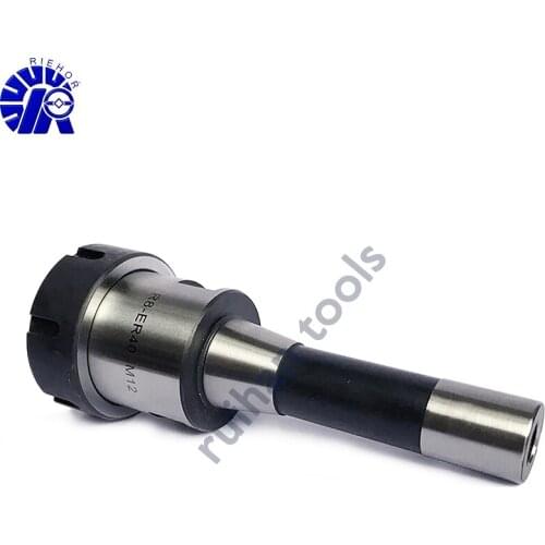 R8 ER40 collet chuck toolholder R8-ER40 collet chuck M12 drawbar thread