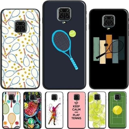 Tennis Racket Tennis Ball Case For Xiaomi Redmi Note 8 9 Pro Note 9S 8T 9 9C 9A 9T Cover For Redmi Note 10 Pro Shell