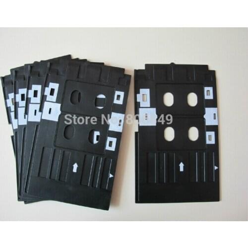 Free Shipping Compatible ID Card Tray PVC Card Tray Bracket Cato for Epson R270 R280 R290 R390 T50 (5pcs Tray + 20pcs ID Card)