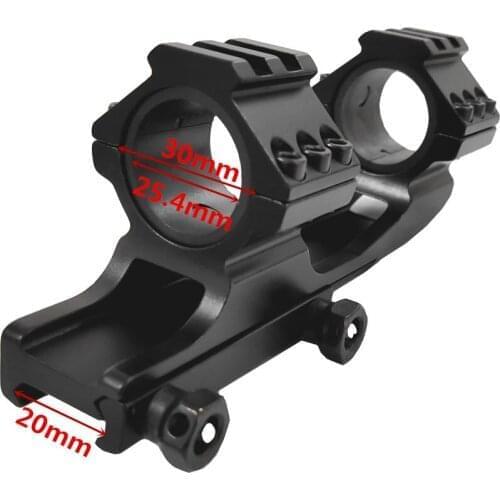 FIRECLUB 25.4mm 30mm Dual Ring Cantilever HeavyDuty Scope Mount 20mm Weaverer Rail