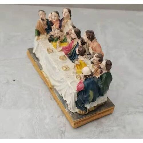 Last Supper Collection Jesus and The 12 Disciples at The Last Supper Statue Figurine, 7-Inch