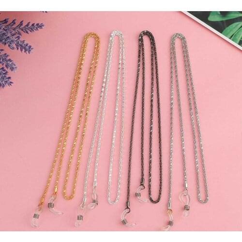 Sunglasses Lanyard Strap Necklace Metal Eyeglass Glasses Chain Cord For Reading Glasses