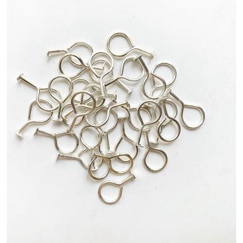 Metal Open Jump Ring for Pendant Jewelry Wire Ring Connectors Finding Components Diy Jewelry Originals Silver 30 pieces