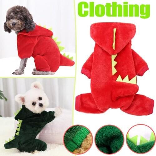 Pet Clothes Soft Dinosaur Transfiguration Dogs Shirt Classic Cute Fun Comfortable Clothes For Dog Cat Supplies Hot