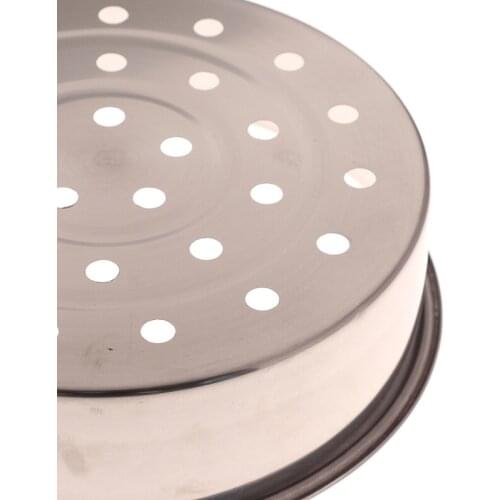 Stainless Steel Steamer Basket Vegetable Steaming Tray Fruit Cleaning Kitchen