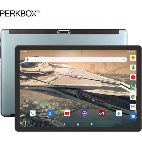 Perkbox T10 Pro Android 9 tablet 32GB eMMC Storage Dual Camera 5.0MP Unlocked Phone Call WIFI Bluetooth 10 inch tablet