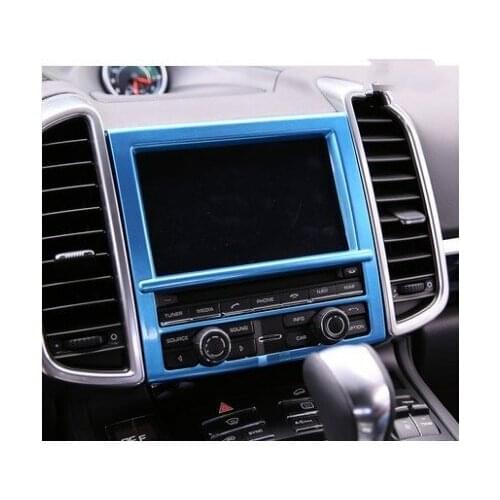 Fit for Porsche Cayenne modified navigation decorative frame macan small Cayenne interior modified navigation decorative