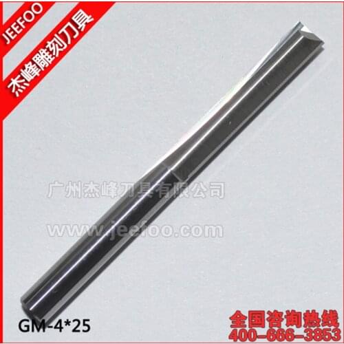 4*25mm Straight Router Bits/Woodworking Bits/Best For MDF/Polywood/Formica/Laminated Board