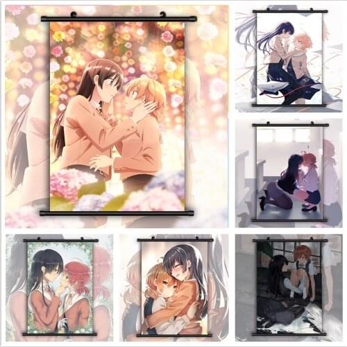 WTQ Bloom Into You Yuri Touko Nanami Yuu Koito Retro Poster Canvas Painting Anime Posters Wall Decor Wall Art Picture Home Decor