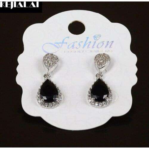 Water Drop Earrings for Women Shining Zircon and Crystal Earrings High Quality Big Long Dangle Earring Fashion Wedding Jewelry