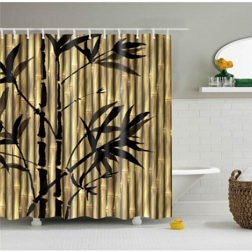 Old Door Series Shower Curtain Fabric Hanging Waterproof Shower Curtain Polyester Bath Curtain Bathroom Decor Screen