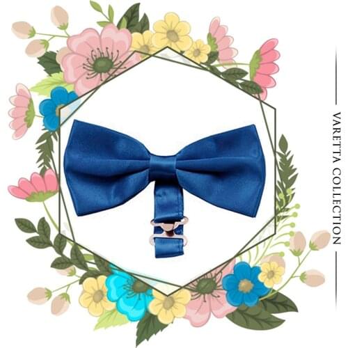 Varetta Male Bow Tie Satin Shiny Fabric Men Bow Tie Colorful Bow Tie Patterned Bow Tie Patterned Purple Bow Tie Blue Color Bow Tie Mens Bow Tie 2020 New Fashion Man Bow Tie mens accessory Man Accessory