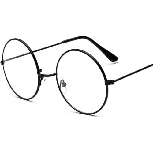 Vintage Round Glasses Frame Clear Lens For Men Metal Frame Spectacle Eye Glasses gafas De Sol Spectacle Plain Glasses