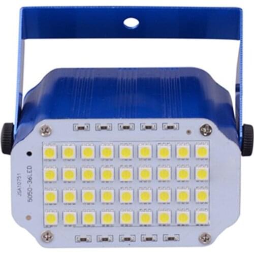 Flash 36 Leds DJ Disco strobe light sound voice music control strobescope Flashlight Led stage light Effect party show RGB/White