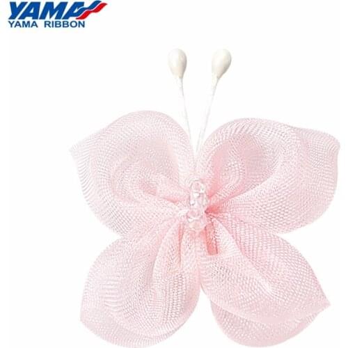 YAMA Wide 35mm±3mm High 40mm±3mm Organze Butterfly Ribbon 200pcs/bag Hair Accessories Girls Dress Gift Box DIY Decoration