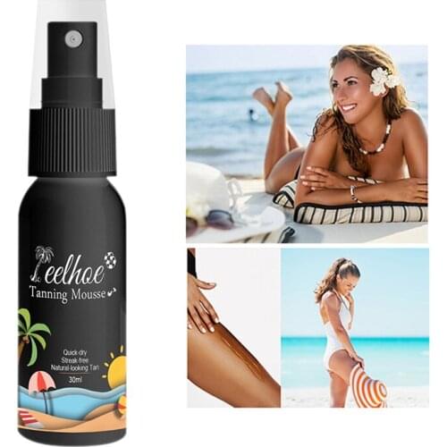 100ml Sunless Tanning Self Tan Organic Tanner Long Lasting Spray Natural Tan Mousse Body Spray Natural Fake Beach