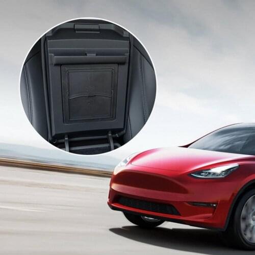 2021 Car Center Console Organizer Armrest Storage Box 2021 Car Organizer Center Console Flocking/ABS Organizer Containers Holder